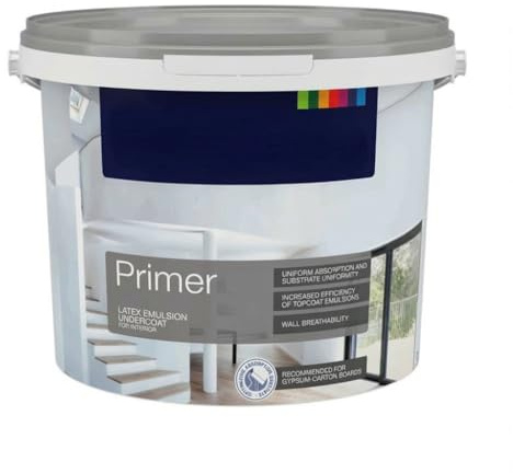 TRANS - PAL White Interior Primer 3L – Smooth Walls, Improve Paint Coverage & Adhesion for Drywall, Wood, Cement