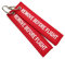 Remove Before Flight Étiquette de Bagage | Trousseau | Haute Qualité | Rouge/Blanc | aviamart®