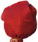 AFP Jutesack Pflanzen, rot, 100 x 110cm, 230g/qm Feste Qualität - Naturmaterial Winterschutz Rosen/Frostschutz Blumenkübel/Gartendeko / 2 Jutesäckchen gratis