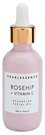 Pearlessence Rosehip Balancing Facial Oil + Rosehip Fruit Oil & Vitamin C | Daily Hydration to Help Balance & Revive Skin | Made in USA & Cruelty Free