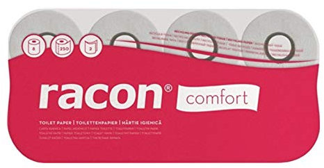 Toilettenpapier Racon Comfort 2-lagig,Kleinrollen 64 Stk