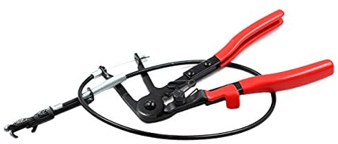Chiloskit Pince de serrage à fil flexible longue portée pour voiture, camion, carburant, huile et tuyau d'eau