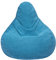 Loft 25 Sitzsack mit Hoher Rückenlehne für Erwachsene | Cordstoff, Innenfutter | Ergonomisches Design für Körperunterstützung (Blaugrün, Sitzsack)
