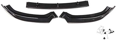 Yctze Frontstoßstangenlippe für S3 Style Frontstoßstangenlippenspoiler für Audi A3 S-Line 8V 2017-2018(Kohlefaser-Stil) für Frontspoilerlippe Frontspoilerlippe Carbon Style Frontspoilerlippe Frontspoi