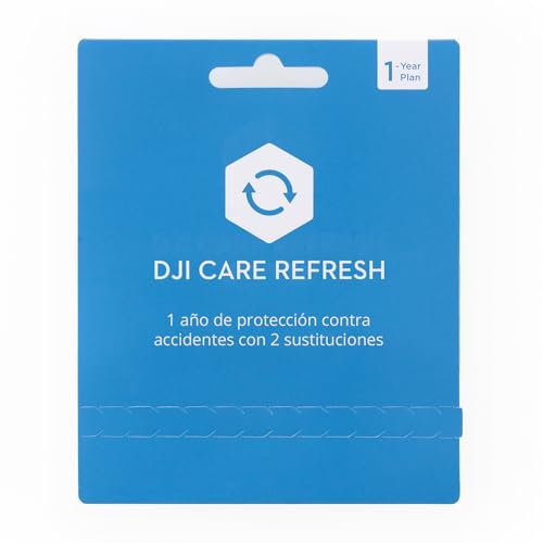 DJI Mini 2 Care Refresh (1 Anno), Garanzia per DJI Mini 2, fino a Due Sostituzioni Entro 12 Mesi, Supporto Rapido, Copertura Contro gli Incidenti e i Danni Causati dall'Acqua, Attivato Entro 48 Ore