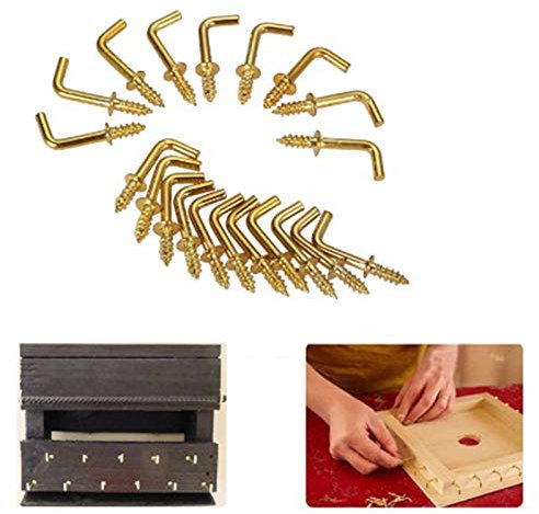 Ganci Avvitabili Per Occhiello Legno Ferramenta Ganci Avvitabili Fai Da Te Ganci a Vite Diritti Ganci a Vite Diritti Per Legno Ganci Avvitabili Per Muro Pieno Per Appendere Tazze, Chiavi,Altro