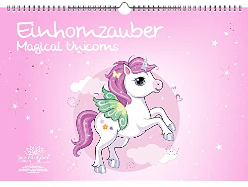 Einhornzauber DIN A3 Immerwährender Kalender Einhorn Einhörner Unicorn - Seelenzauber