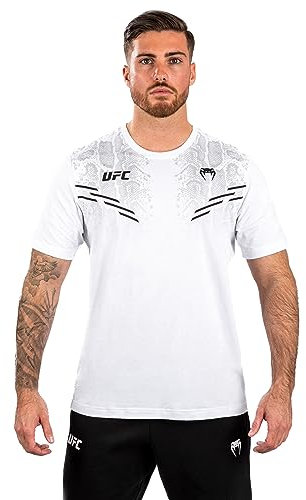 Venum, UFC Adrenaline by Venum Replica Herren Kurzarm T-shirt, Herren, L, Weiß