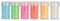 Ideen mit Herz Diamond-Painting-Steine | rund (fluoreszierend | 6 Dosen)