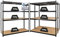 PROREGAL Mega Deal 3X Schwerlastregal Taurus XL mit TÜV/GS Zertifizierung 180x160x60cm mit Fachlast 250kg Schwarz Kellerregal, Steckregal, Garagenregal, Lagerregal