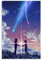 Your Name Poster, Anime-Poster, Leinwand, farbecht, Wandkunst, dekoratives Gemälde für Wohnzimmer, Schlafzimmer, Heimdekoration, 30 x 45 cm, ungerahmter Stil