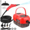 Pulitore a vapore da 2800 W con Smart Touch, pulitore a vapore ad alta pressione per la pulizia, serbatoio dell'acqua da 1,1 l, pulitore a vapore a mano per casa, auto, doccia, cucina, bagno, fughe e