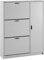 KADIMA DESIGN Schuhschrank Weiß 90x120x24 cm Schuhkipper Geschlossen | Schuhkommode Modern | Flurschrank mit Ablage | Schuhaufbewahrung Flurkommode für Schuhe Hoch