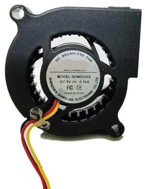 1 ventilateur centrifuge 5020 DC5V 50 mm 5 cm 2 broches 3 broches(2 wires)