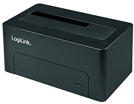 LogiLink QP0026 - USB 3.0 Quickport für 2, 5 + 3, 5 SATA HDD/SSD mit Max. 5 Gbit/S und an/aus-Schalter Schwarz