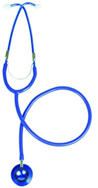Gima - Doppelkopf-Stethoskop TRAD COLOR, Erwachsene, Y Farbe Blau, Pavillon Ø 43,5 mm, Glocke Ø 30 mm Außenmaß, Latexfrei, CE Medizinprodukt