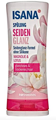 ISANA MED Haarconditioner - Seidenglanz für trockenes Haar - 300 ml Flasche