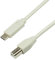 Logilink Cavo di collegamento USB. USB-B/USB-C 1 m grigio