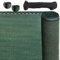 BB Sport Sichtschutz Zaunblende 150 g/m² Schattiernetz Tennisblende inkl. Nylonkordel UV-resistent reißfest windfest 7 Jahre Garantie auf Material* - Grün 2m x 50m