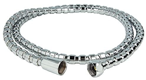 tecuro -63905- Glieder-Metall-Brauseschlauch hochglanzverchromt - Länge: 0,50 m