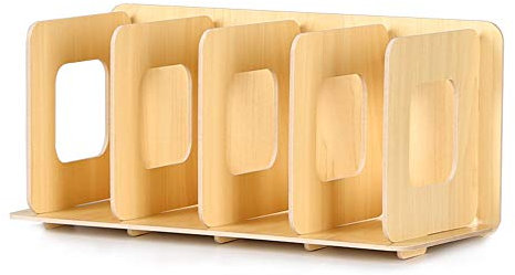 AILZNN Multi-funktionale Holz Aufbewahrung Rack, Desktop Display Regal Cd-aufbewahrungsbox, Mini Student Bücherregal,A-34×16×16cm(13×6×6inch)