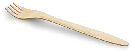 Fourchette en Bois Naturel Biodégradable 16,5 cm - SDG - Lot de 2000 -