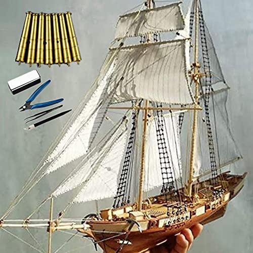 Harvey Maquette De Voilier À Construire Pour Adultes - Kit D'Assemblage En Bois Classique DIY Avec Outils, 400 x 300 mm