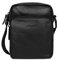 Lancaster | Soft Vintage Herren – kleine Tasche aus Rindsleder, Vollnarbe, Schwarz – Blau, Schwarz - Blau, one size, Vintage