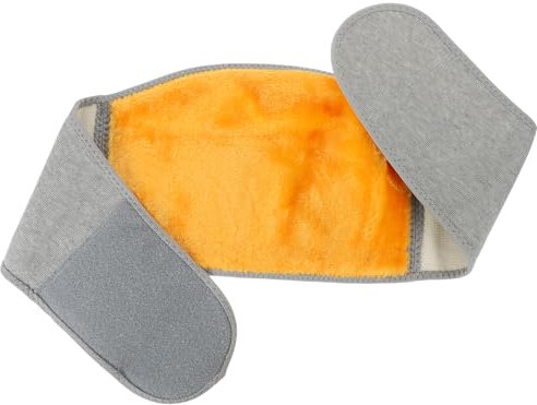 BESPORTBLE Winter-Bauch-Taillenstütze, für Männer und Frauen, Winter, dick, Thermo-Plüsch, Taillenwärmer, Lendenwirbelstütze, Arthritis, Nierenwärmer, Band, Lendenwirbelstütze, Gürtelbandage, Größe M