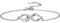 Lydreewam Schwester Armband Silber 925 für Damen Frauen Mädchen Unendlichkeit Armband für Schwestern Bester Freund Freundschaft Geburtstagsgeschenk, verstellbar 16+3cm