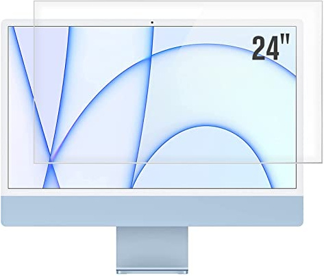 [2 Stück] Blendfreie Computer-Displayschutzfolie kompatibel mit 2021 Apple iMac 24 Zoll mit M1-Chip, Anti-Kratz- und Anti-Fingerabdruck-Monitor-Displayschutzfolie (matt)