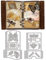 GLOBLELAND 3D Taschenplaner Mit Tiermotiven, Stanzformen, Schmetterling, Libelle, Biene, Karbonstahl, Prägewerkzeug, Stanzschablonen Für DIY Scrapbooking, Dekorative Prägung, Papierkarte