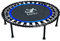 VIPER 40 Fitness Trampoline, Silent Rebounder for Indoor Workouts, Bungee Rope Design, Max 150KG, Black/Blue