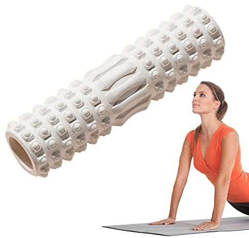 Muscle Roll, 1500g Manuelle Körperschaumrolle Set, Roller Set mit Roller Massagestab, Massage Foam Roller, Grid Foam Roller für Übung und Muskeldehnung