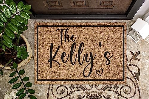 Active Window Films Custom Doormat Personalised Door Mat - Customised door Rug - Housewarming Gift - New Home Gift - House Gift - Unique Friend Present (D1)