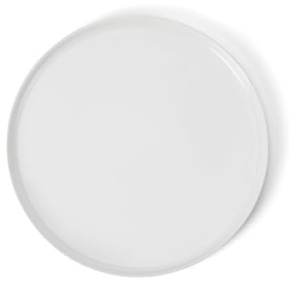 Berndorf 26cm White Porcelain Dinner Plates Set of 2 - Elegant White Dinner Plates for Dining - Compatible with Side Plates