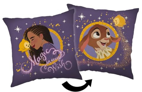 Jerry Fabrics Disney Wish Kuschelkissen Dekokissen 35 x 35 cm