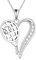 Vadmans Tennisschläger Kette Damen 925 Sterling Silber Herz Anhänger Tennis Sport Schmuck Geburtstag Geschenke für Mädchen (Tennis)