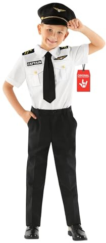 Morph Pilot Costume For Kids, Boys Pilot Costume, Airplane Outfit, Airline Costumes, Aviation Costumes For Kids, Small