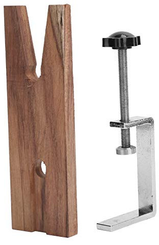 Robuste Juwelier-Werkbank-Stiftklemme Zum Polieren und Schneiden von Schmuck, kein Bohren für die Installation Erforderlich, Eisen + Holzmaterial, Schmuckherstellungsbank