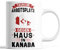 Kanada Tasse | tausche Arbeitsplatz gegen Haus in Kanada | Kanadische Geschenk Kanadische Flagge Tasse Kanadische Würzeln Kaffeebecher lustig
