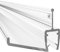 WAKA Premium Duschtür & Duschlippe PRO-H, Duschdichtung Optisch Transparent, Dichtung Dusche Glastür 6-8mm, 200cm Duschkabine & Duschtürdichtung, kompatibel mit einer Schwallschutzleiste Dusche