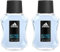 adidas Ice Dive Eau de Toilette, langanhaltender Herren-Duft mit belebender Zitrusnote und aromatischem Patschuli, 50 ml (Packung mit 2)