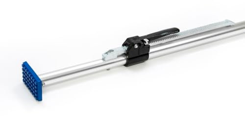 LOADCARE Alu Klemmbalken mit Gummifüßen zur Transportsicherung Klemmstange Ladungssicherung Trennstange Anhänger Universal-Spanner für Fahrzeuge Ausziehbar 1,68-2,05 m