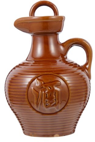 Alipis Weintopf Aus Keramik Mit Henkel Tragbarer Weinbehälter Für Restaurants Und Privathaushalte Ca Weinkrug Zum Servieren Und Trinken