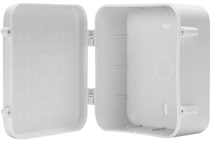 Secure Mounting Junction Box Enclosure Case for CCTV Camera Panel Cord Quick Install Ceiling Wall Mount