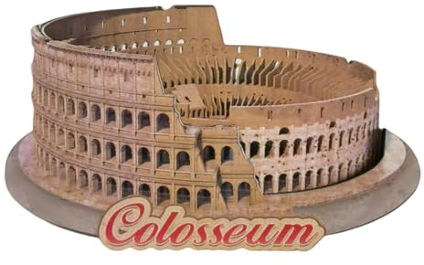 Coliseo Roma, Italia, imán 3D para nevera, recuerdo de turismo, decoración de nevera, colección artesanal