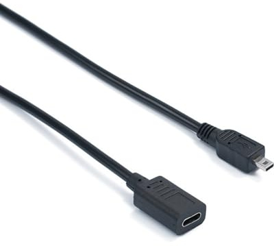 SXRQ Câble adaptateur USB 8 broches vers C femelle vers 8 broches mâle pour un transfert de données facile de 30 cm