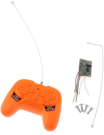 Oshhni Fernbedienung RC Teile Zubehör Sender Empfänger Universal Fernsteuerung aus mit Batteriebetrieb für Kinderfahrzeuge Modellautos, Auswahl 3 (2,4 G 27 MHz Fernbedienung)