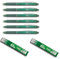 Pilot Frixion Clicker Feiner Tintenroller | versenkbare Spitze | Strichstärke 0,7 mm (medium) (Grün, 6er Pack | incl. 6 Minen)